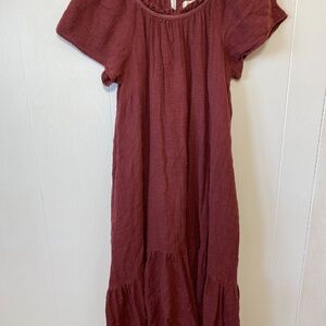 Anthropologie MAEVE Selah High-Low Maxi Dress Size S